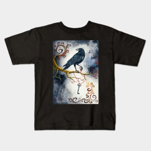Heart Strings & Raven WIngs Kids T-Shirt